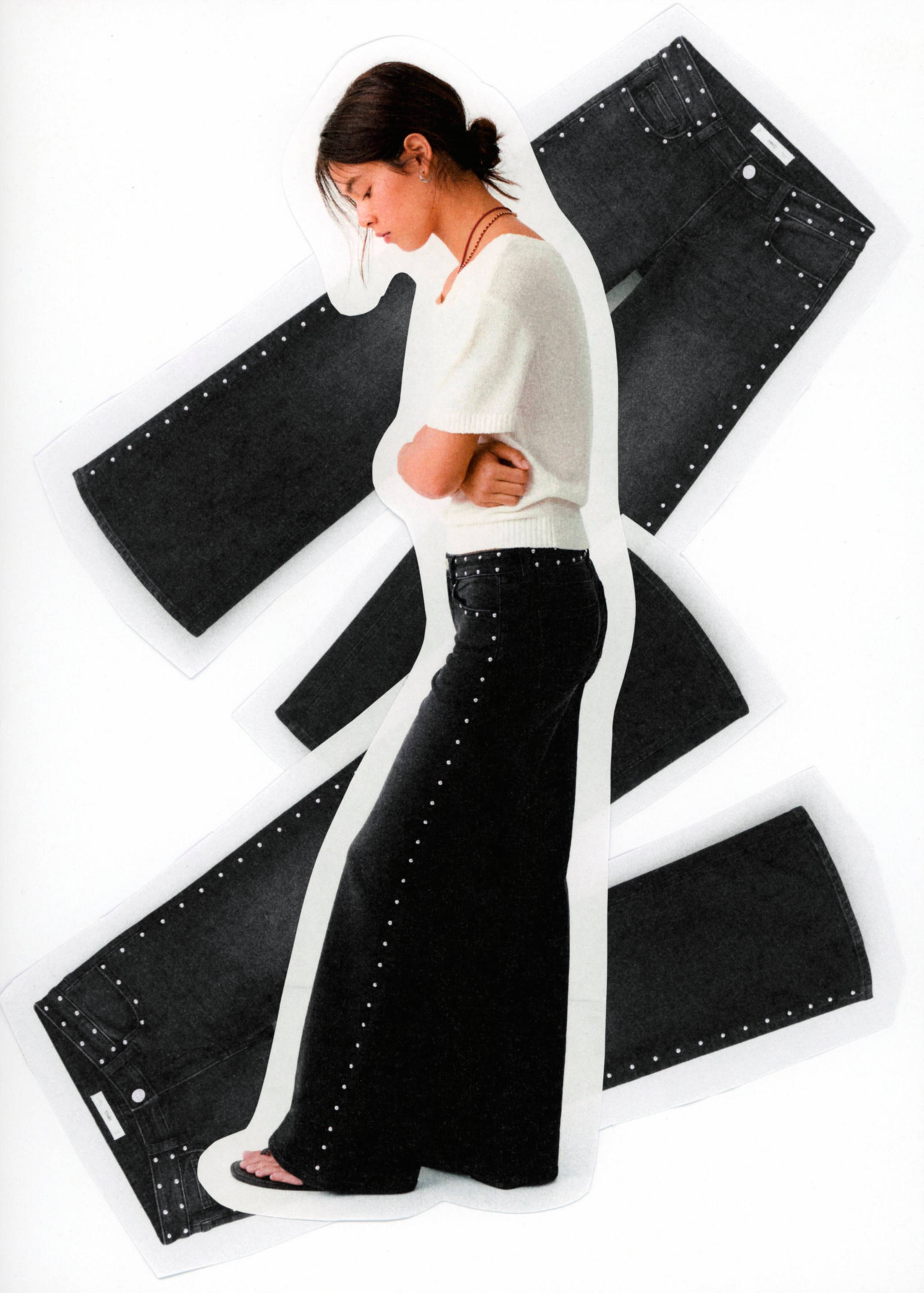 Jeans low waist wide leg - Detalle del artículo 2