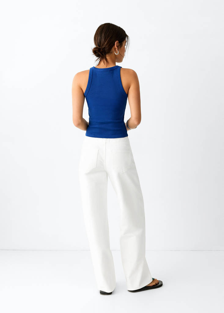 Low-rise tie jeans — Off White
