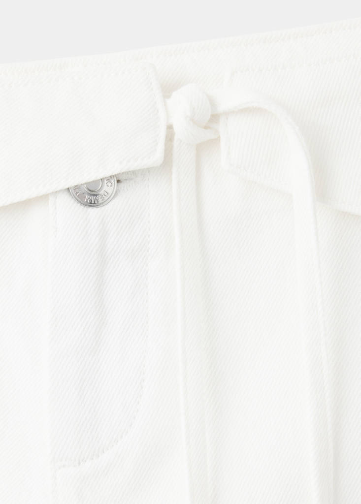 Low-rise tie jeans — Off White