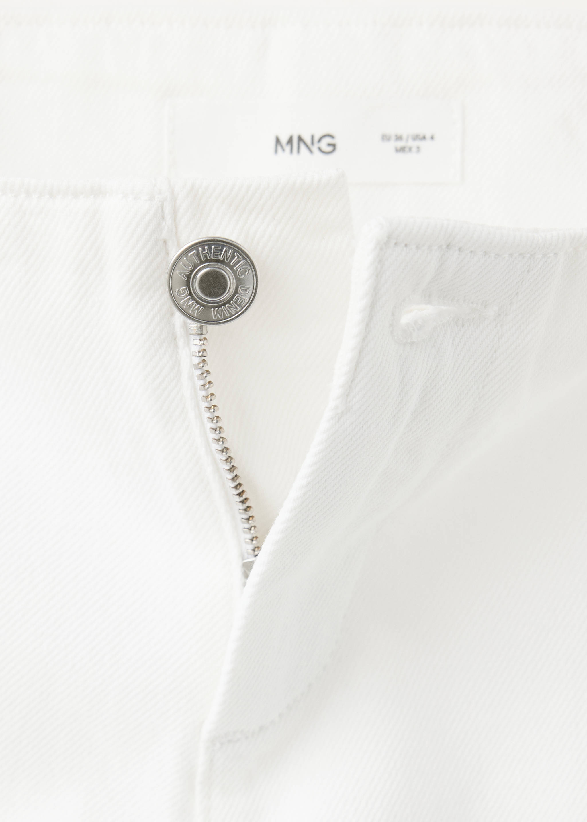 Low-rise tie jeans - Details of the article 0