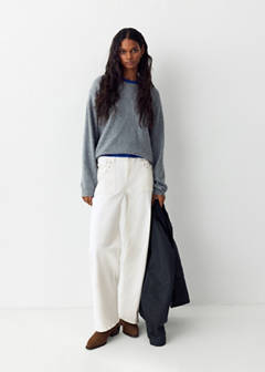 Straight-fit jeans with studs — Off White 1