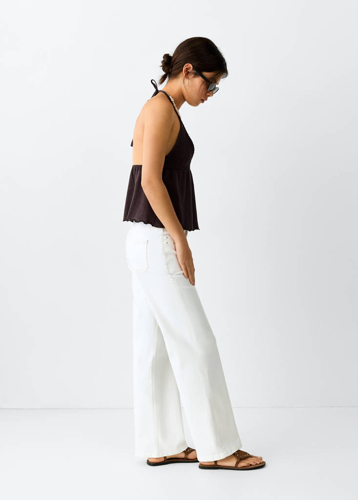Regular waist studded jeans — Off White
