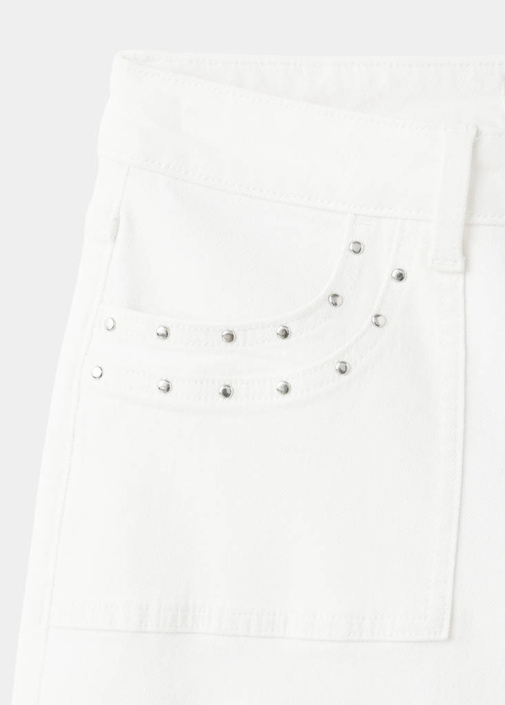 Regular waist studded jeans — Off White