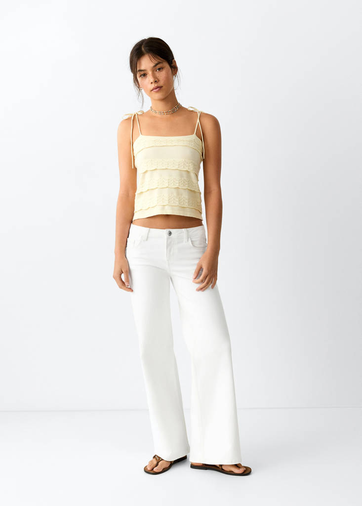 Low-waist wide-leg jeans — Off White