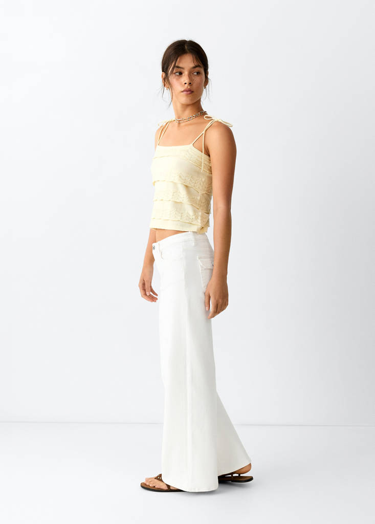 Low-waist wide-leg jeans — Off White