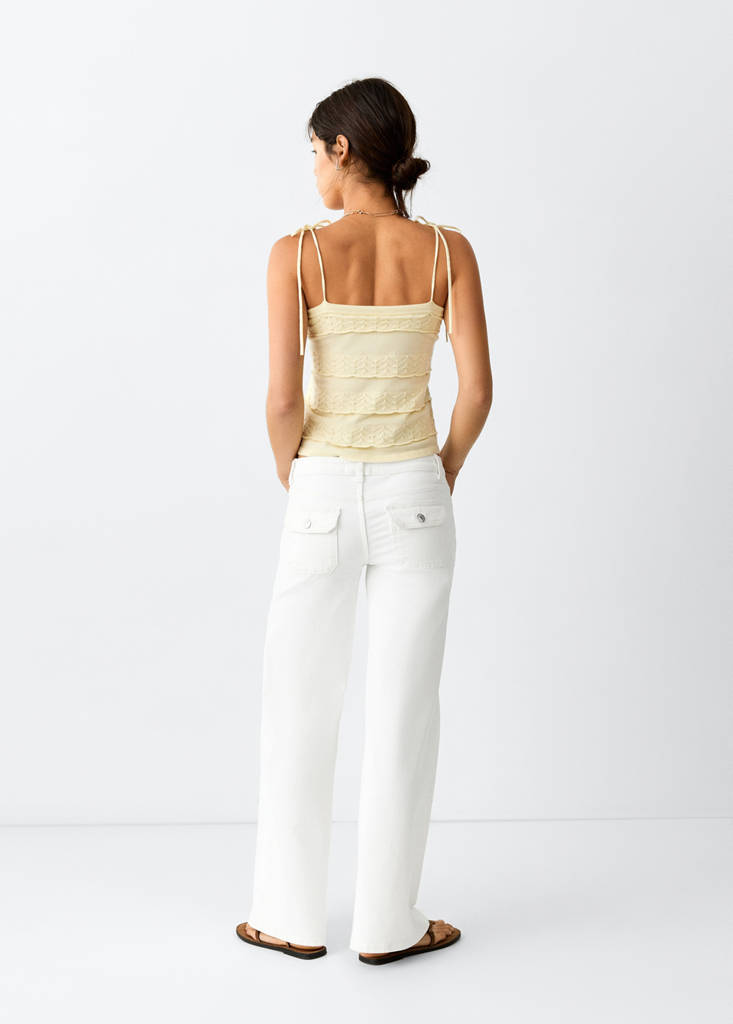Low-waist wide-leg jeans — Off White