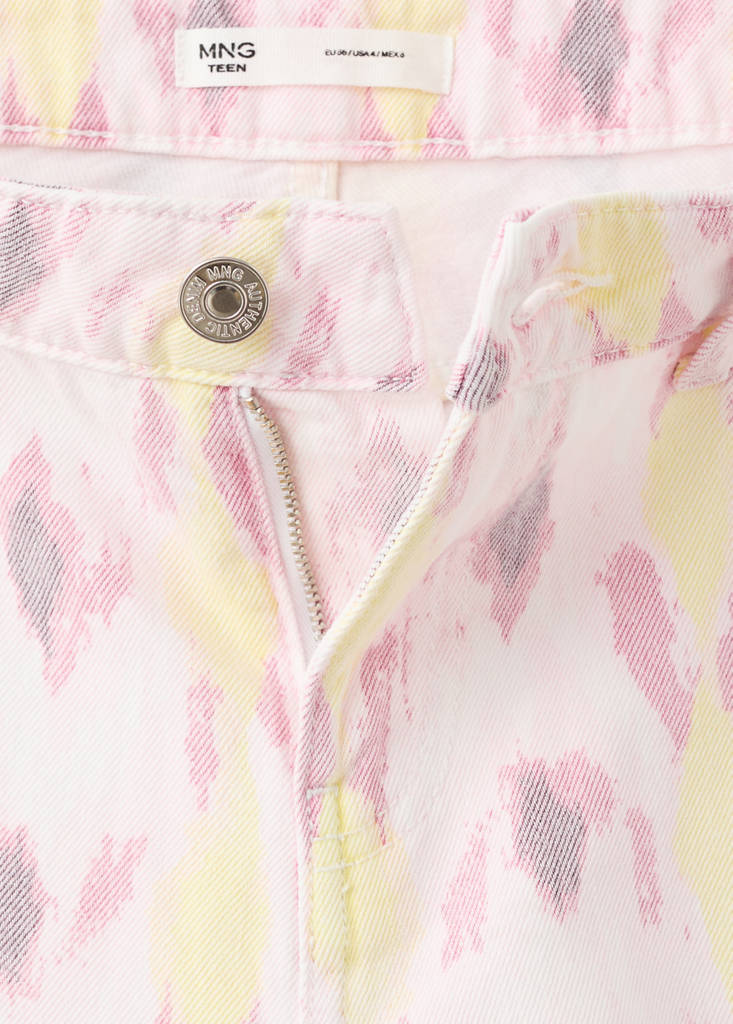 Low-rise printed jeans — Off White