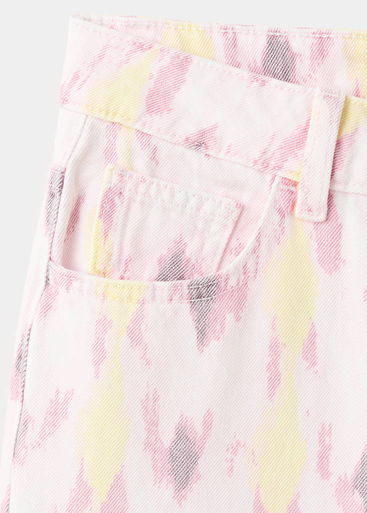 Low-rise printed jeans — Off White