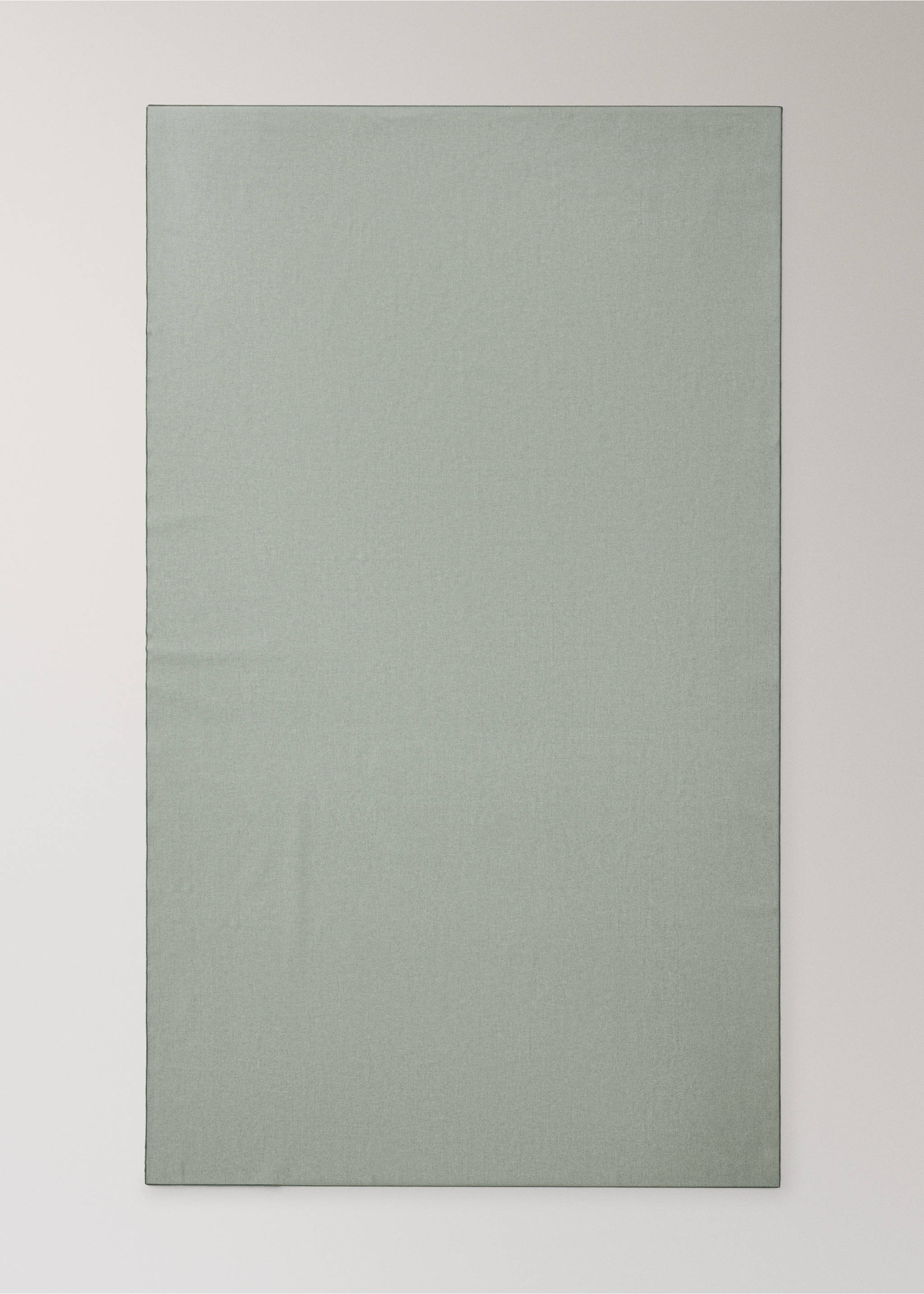 Mantel algodón chambre detalle overlock 6 a 8 comensales - Detalle del artículo 3, Verde. Ref: 37002560-00.