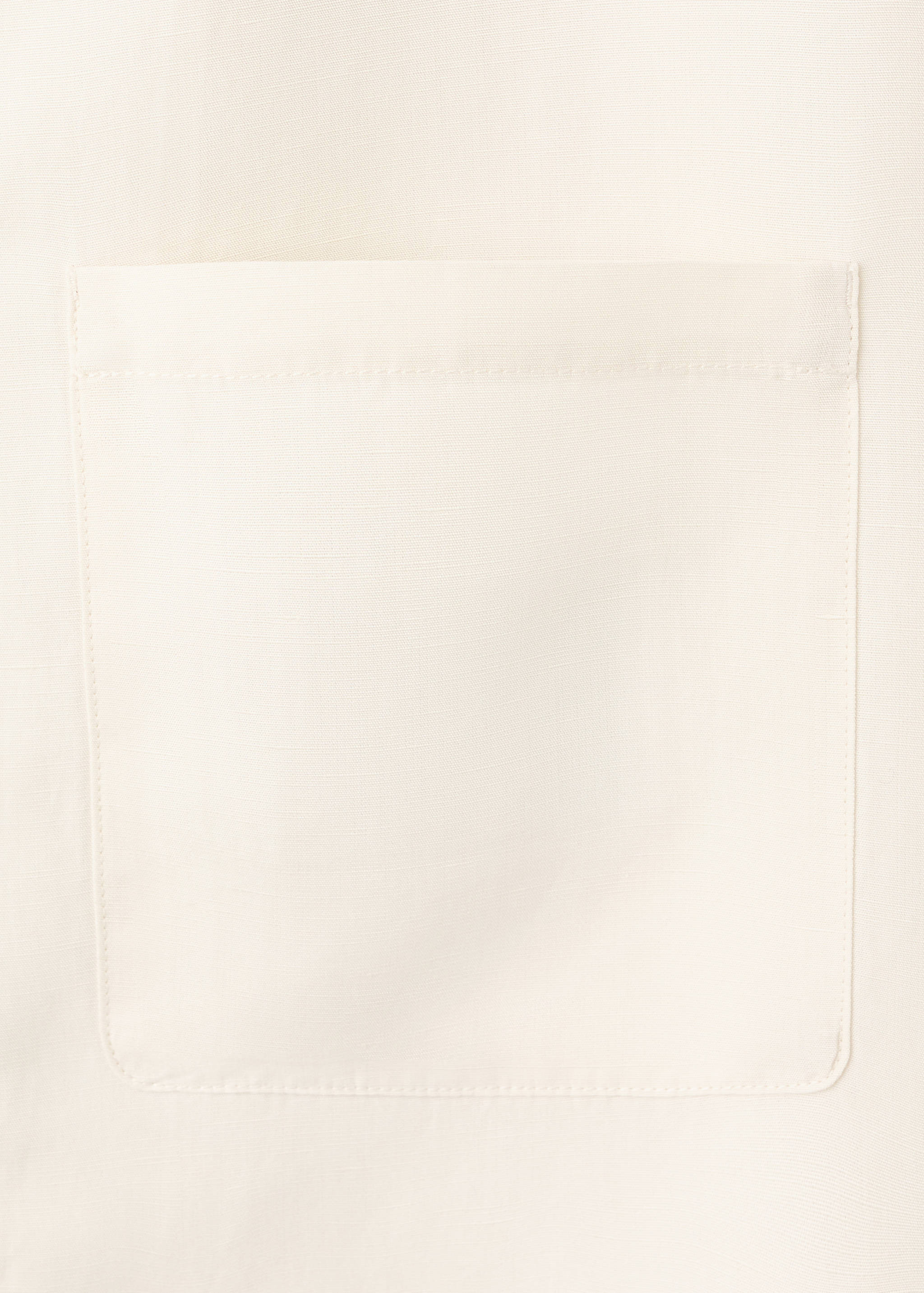 Slim fit lyocell linen jacket with pockets - Details of the article 8