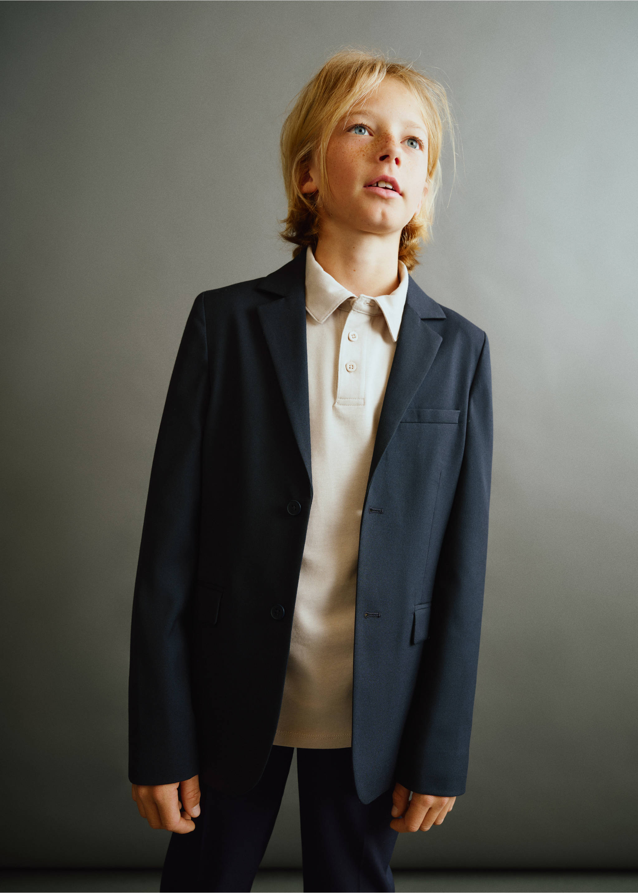 Classic suit jacket - Medium plane, Navy. Ref: 37002893-00.