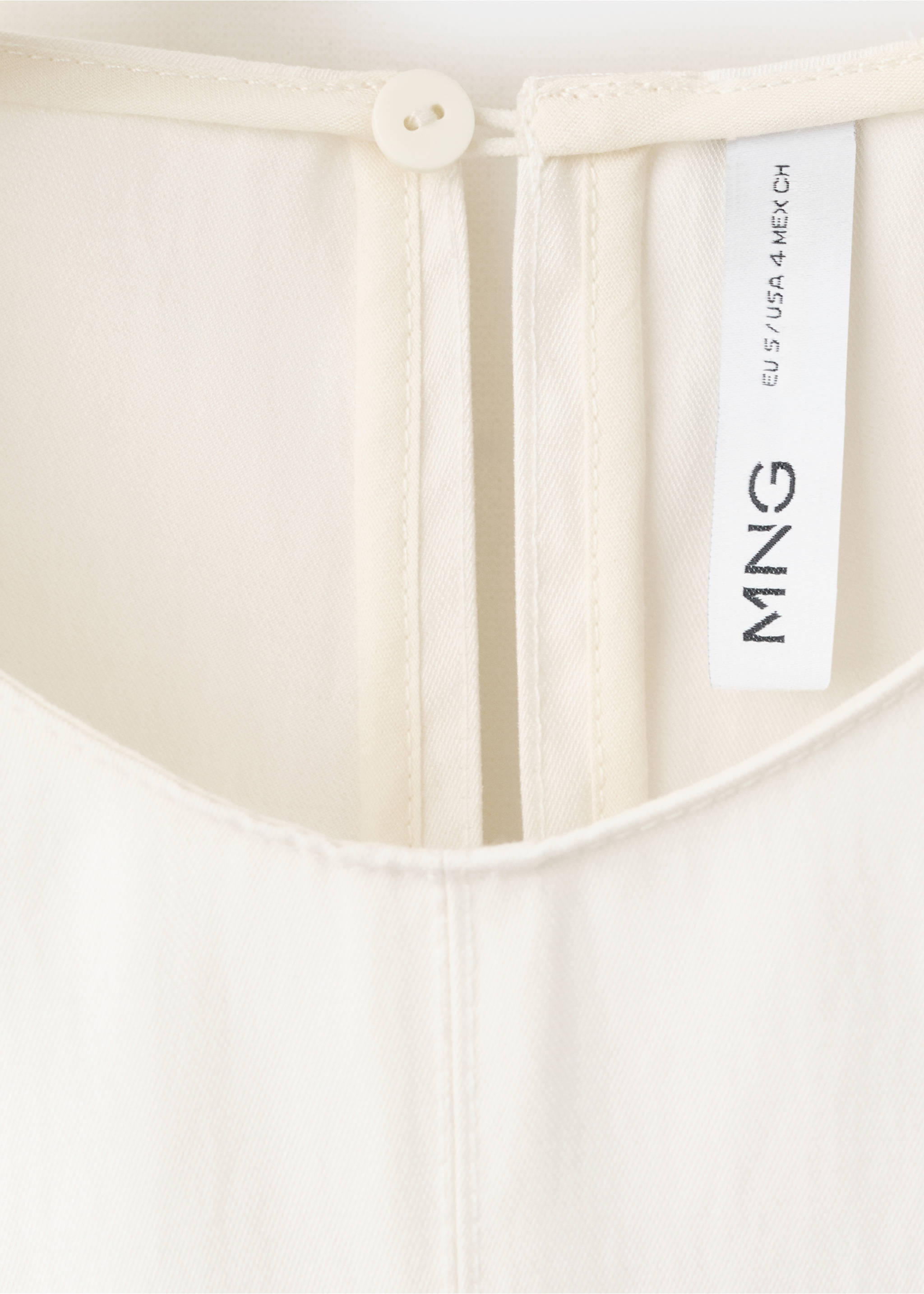 Dress pepa - Details of the article 0, Ecru. Ref: 37002895-00.