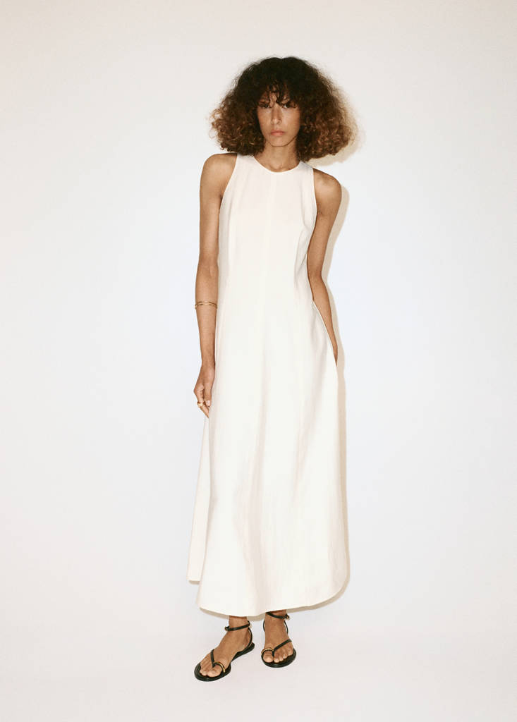 A-line dress with seam detail thumbnail 13