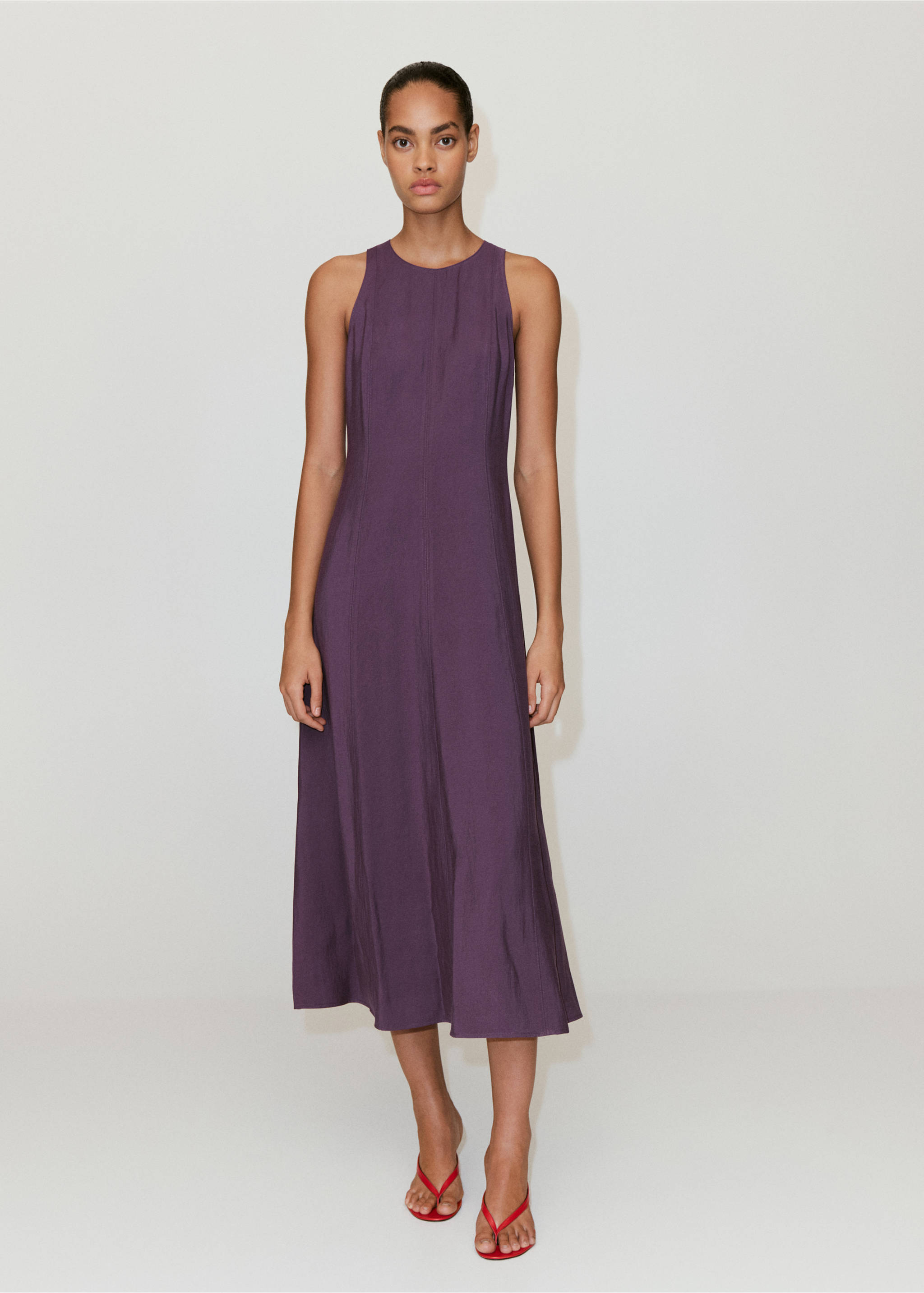 Dress pepa - General plane, Violet. Ref: 37002895-00.