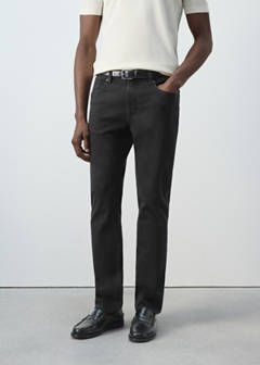 Jan slim-fit jeans — Black denim 1