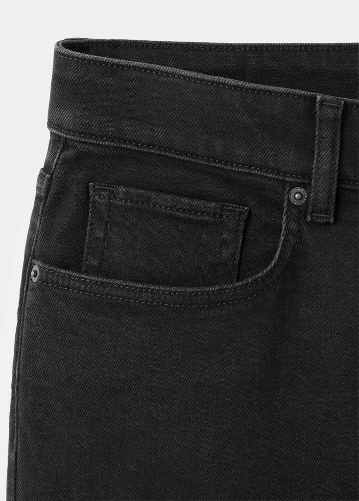 Jan slim-fit jeans — Black denim