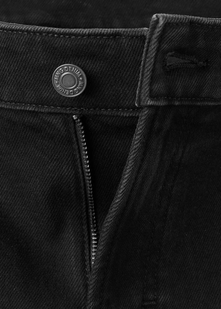 Jan slim-fit jeans — Black denim