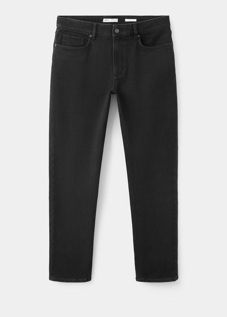 Jan slim-fit jeans — Black denim