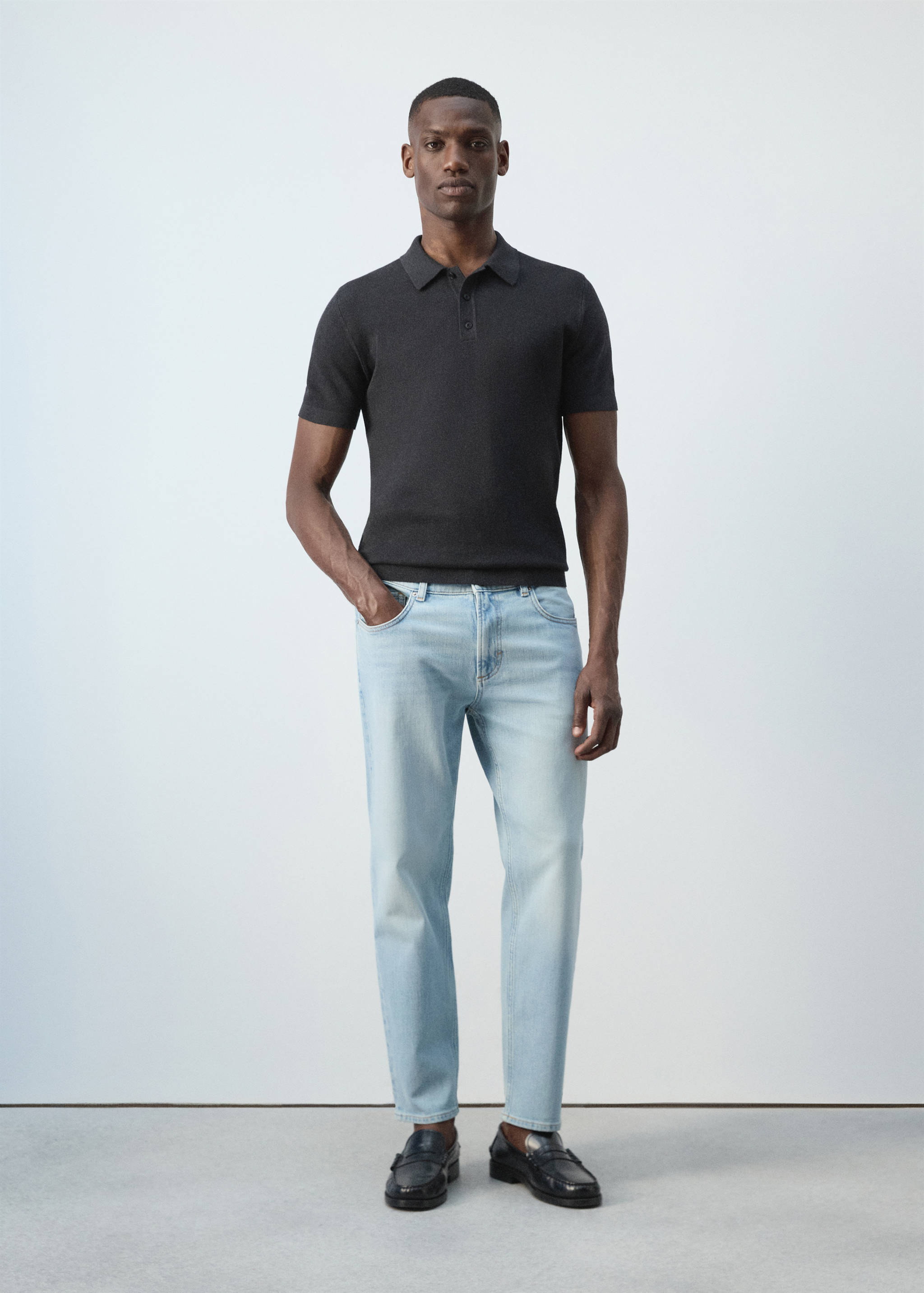 Джинсы Ben cropped tapered fit - Общий план