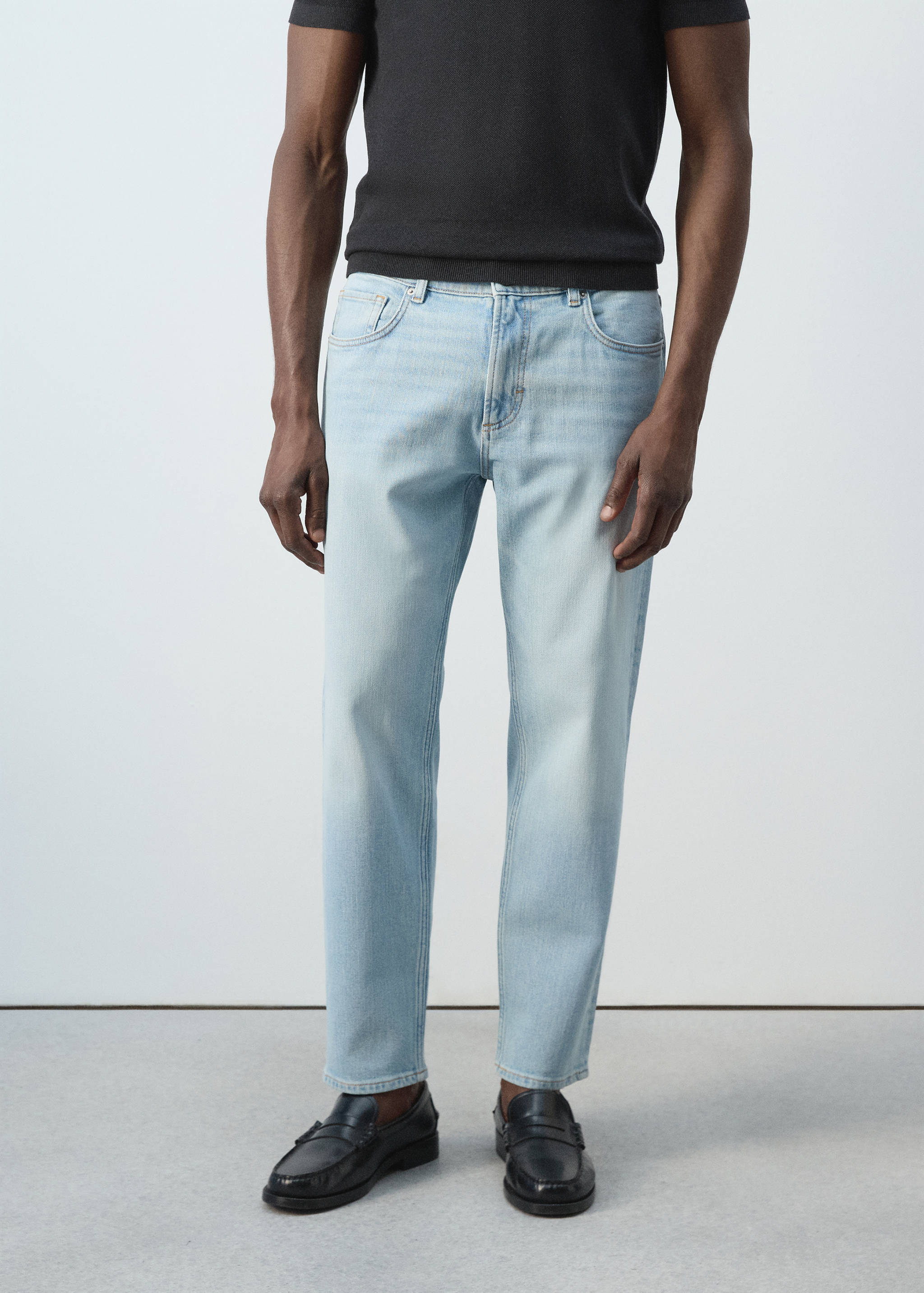 Джинсы Ben cropped tapered fit - Средний план