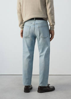 Ben cropped tapered-fit jeans — Light Blue 3