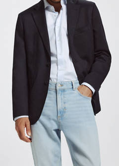 Ben cropped tapered-fit jeans — Light Blue 15