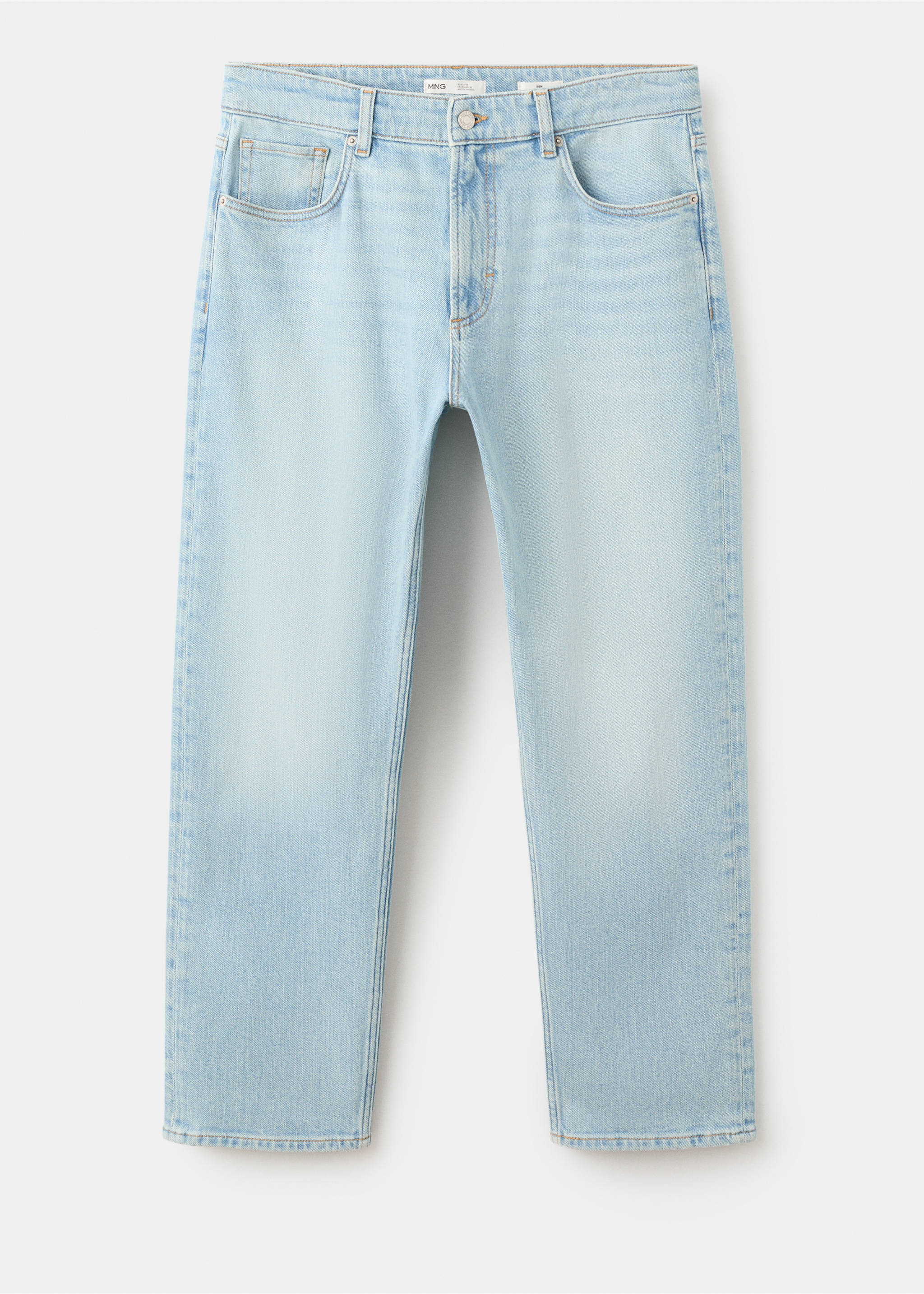 Ben cropped tapered-fit jeans - Article without model, Light Blue. Ref: 37002898-00.