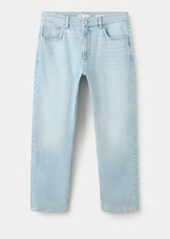 Ben cropped tapered-fit jeans — Light Blue 7