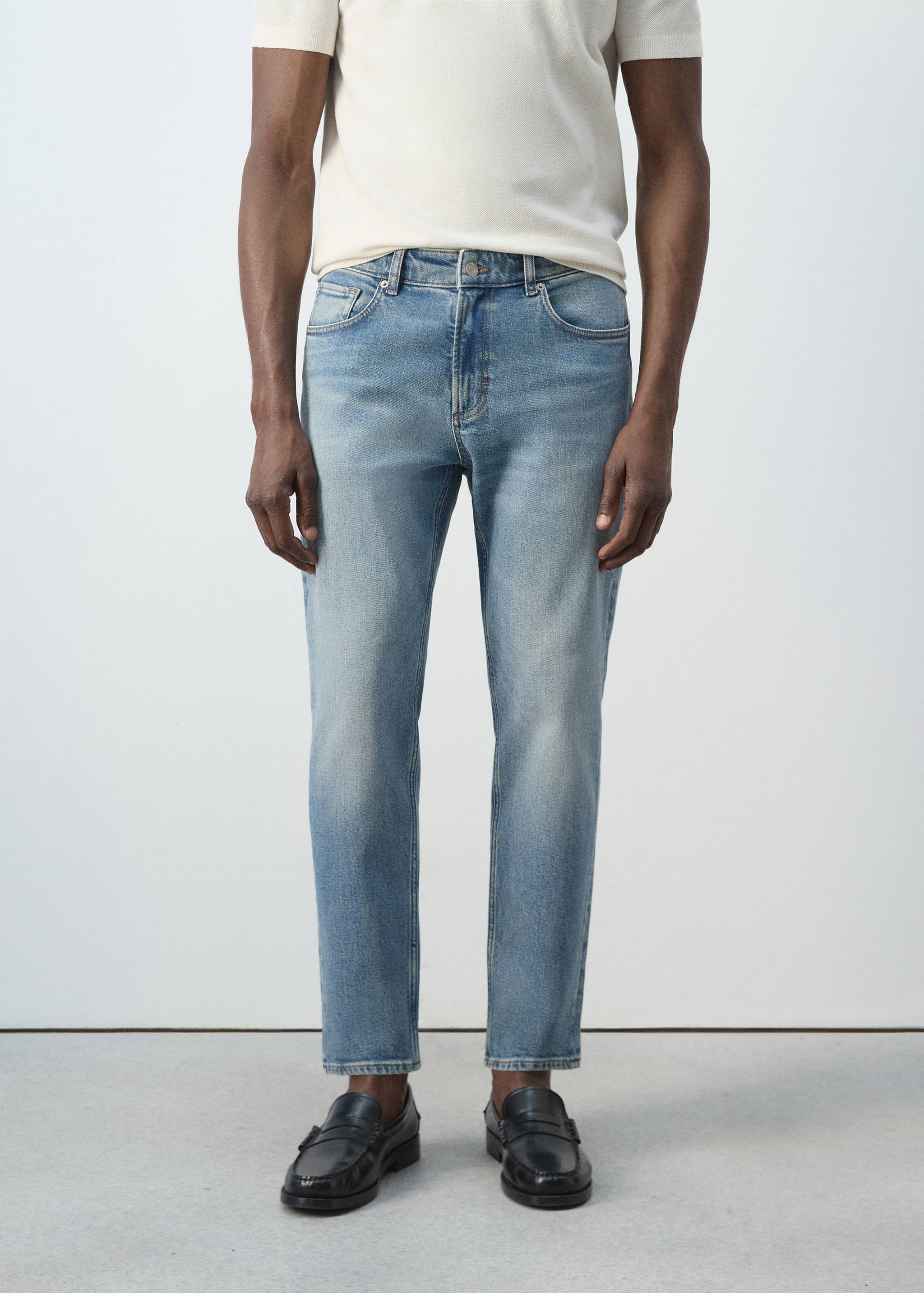 Джинсы Ben cropped tapered fit - Средний план