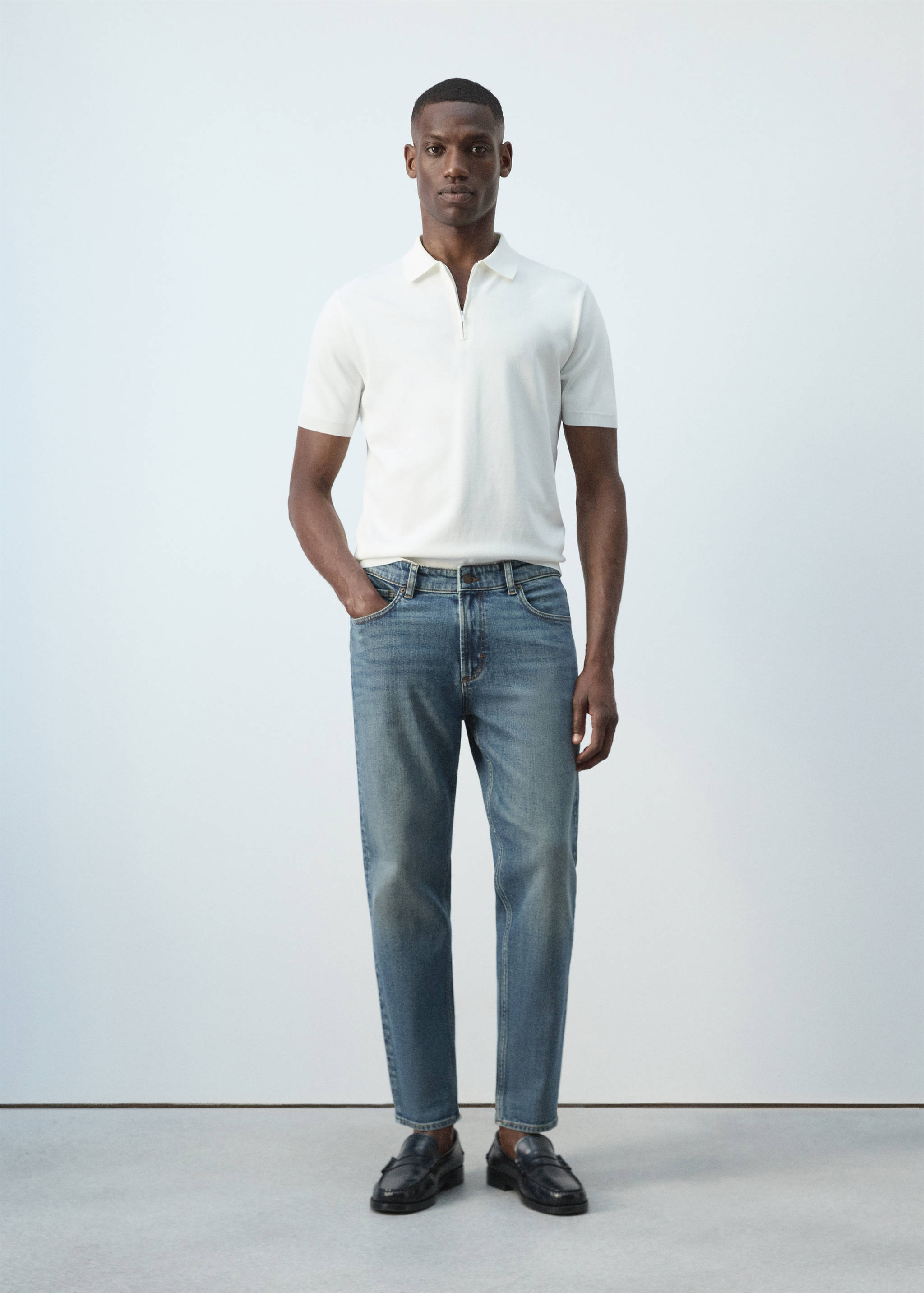 Джинсы Ben cropped tapered fit - Общий план