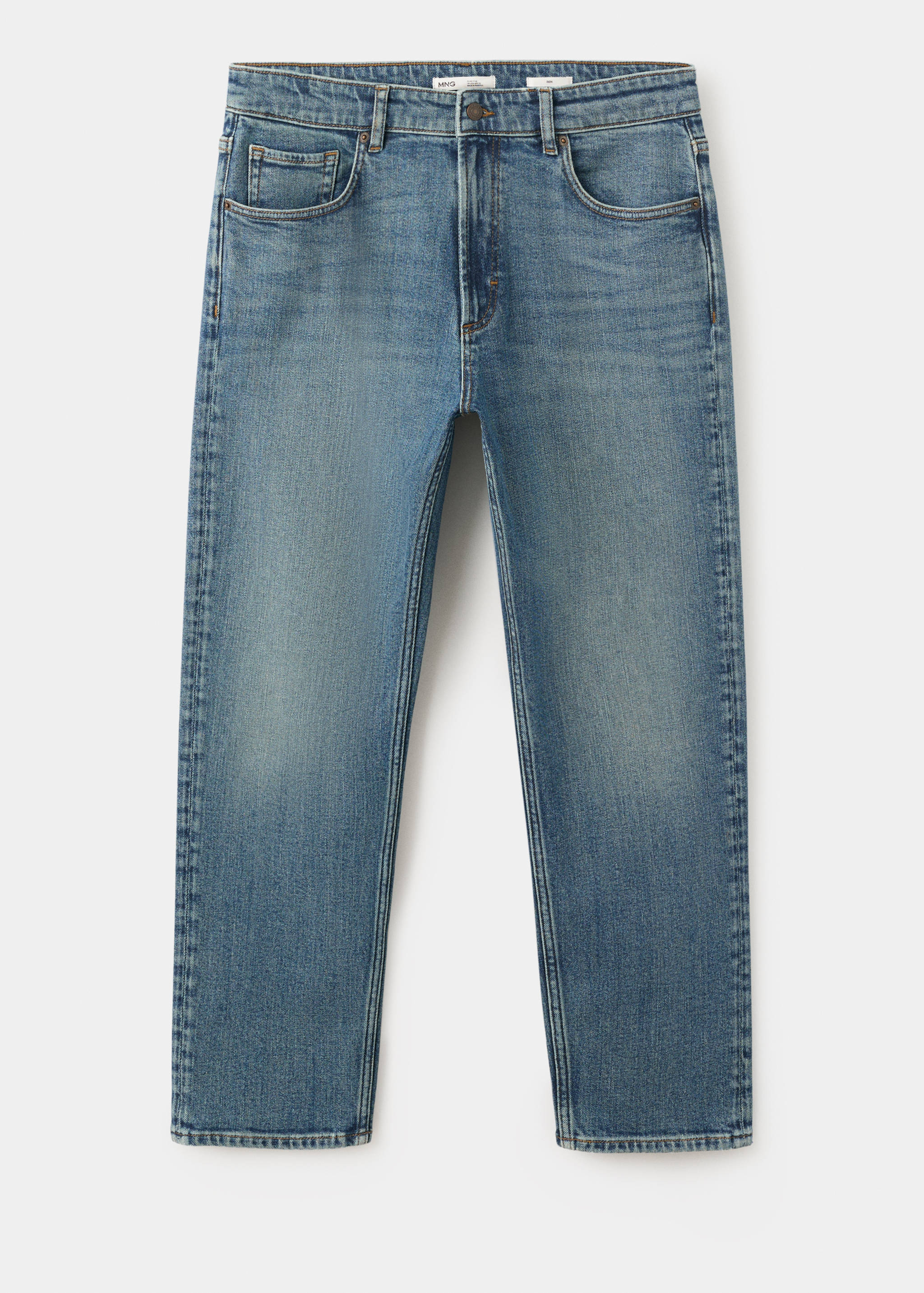Джинсы Ben cropped tapered fit - Изделие без модели