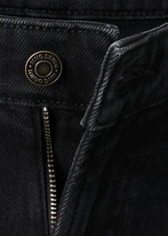 Ben cropped tapered-fit jeans — Black denim 9