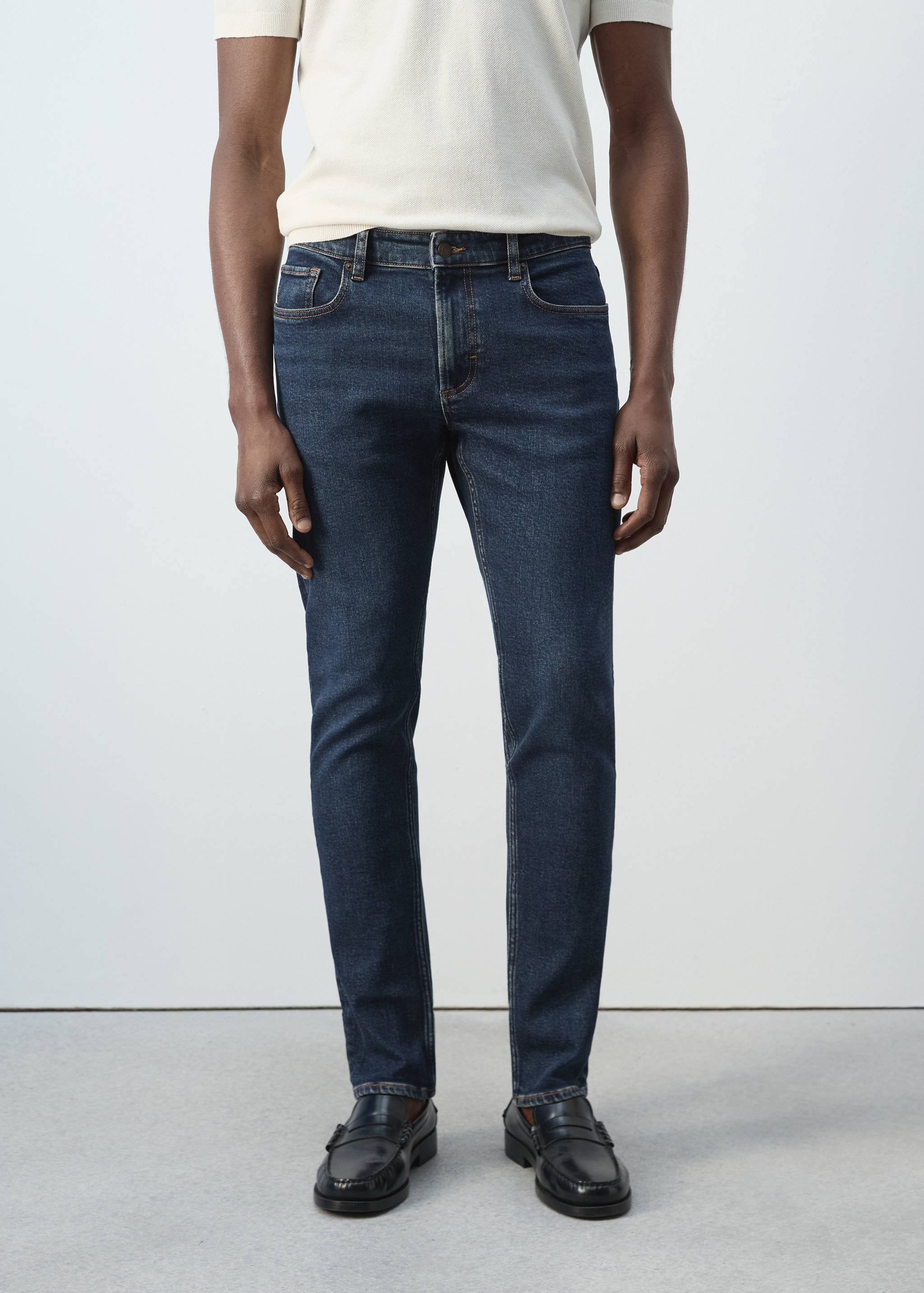 Джинсы Ben cropped tapered fit - Средний план