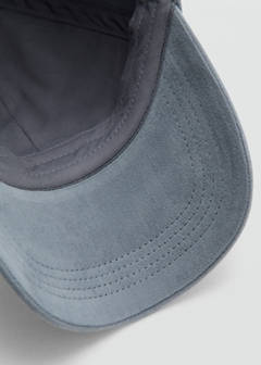 Cotton visor cap — Medium Heather Grey 4