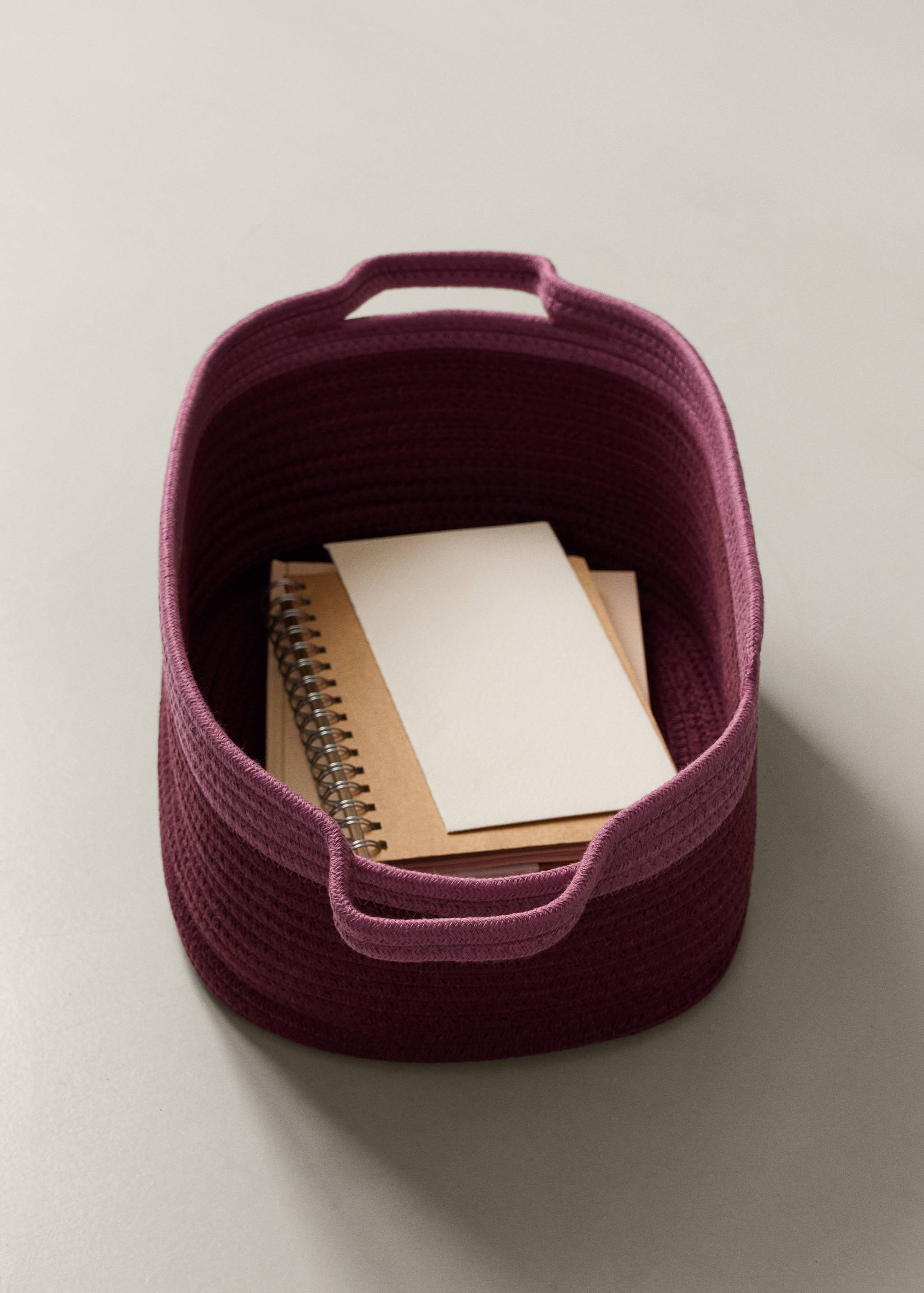 Two-tone basket, 100% cotton - General plane