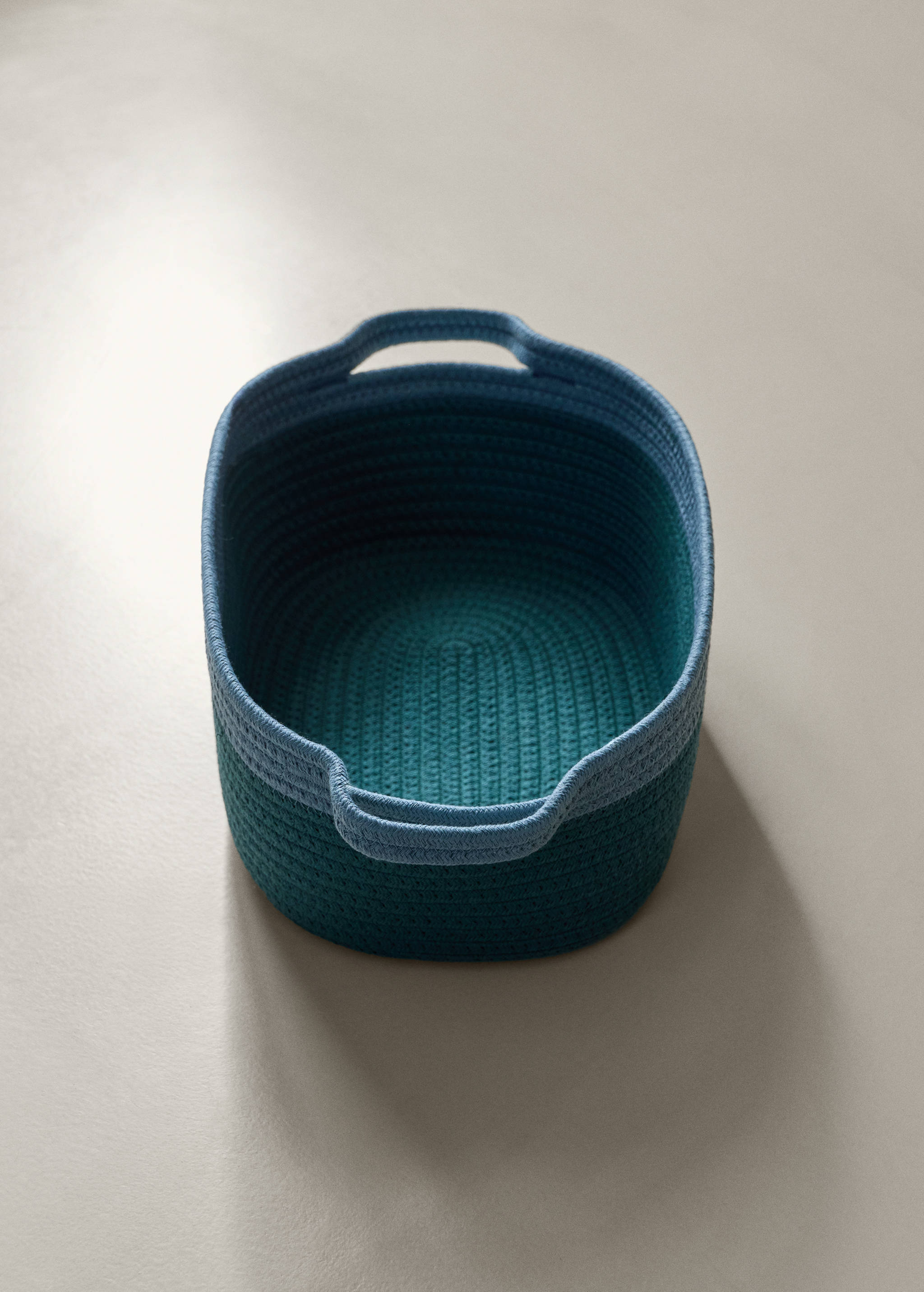 Two-tone basket, 100% cotton - General plane
