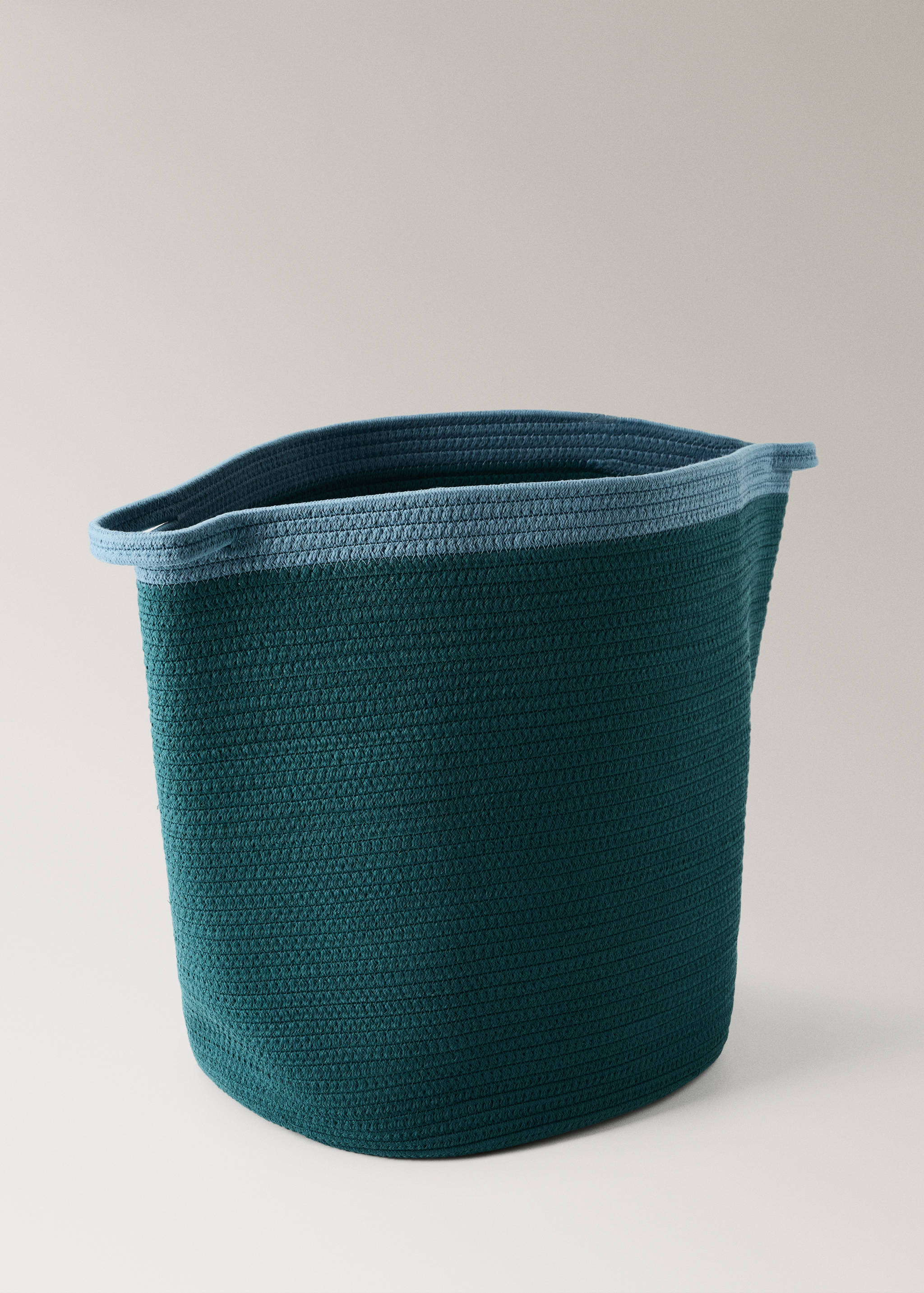 Two-tone basket, 100% cotton - Details of the article 1