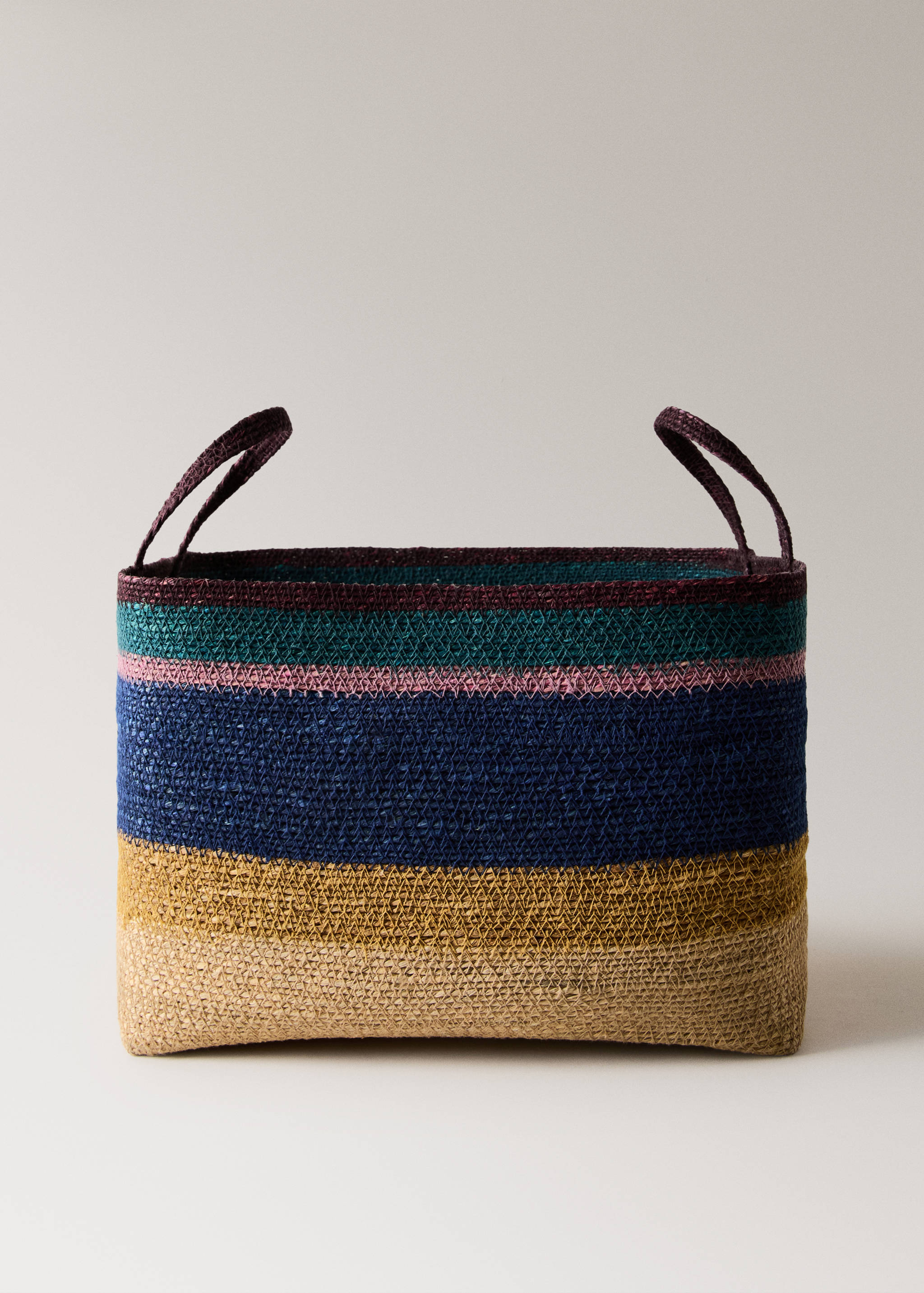 Striped colour basket - Article without model
