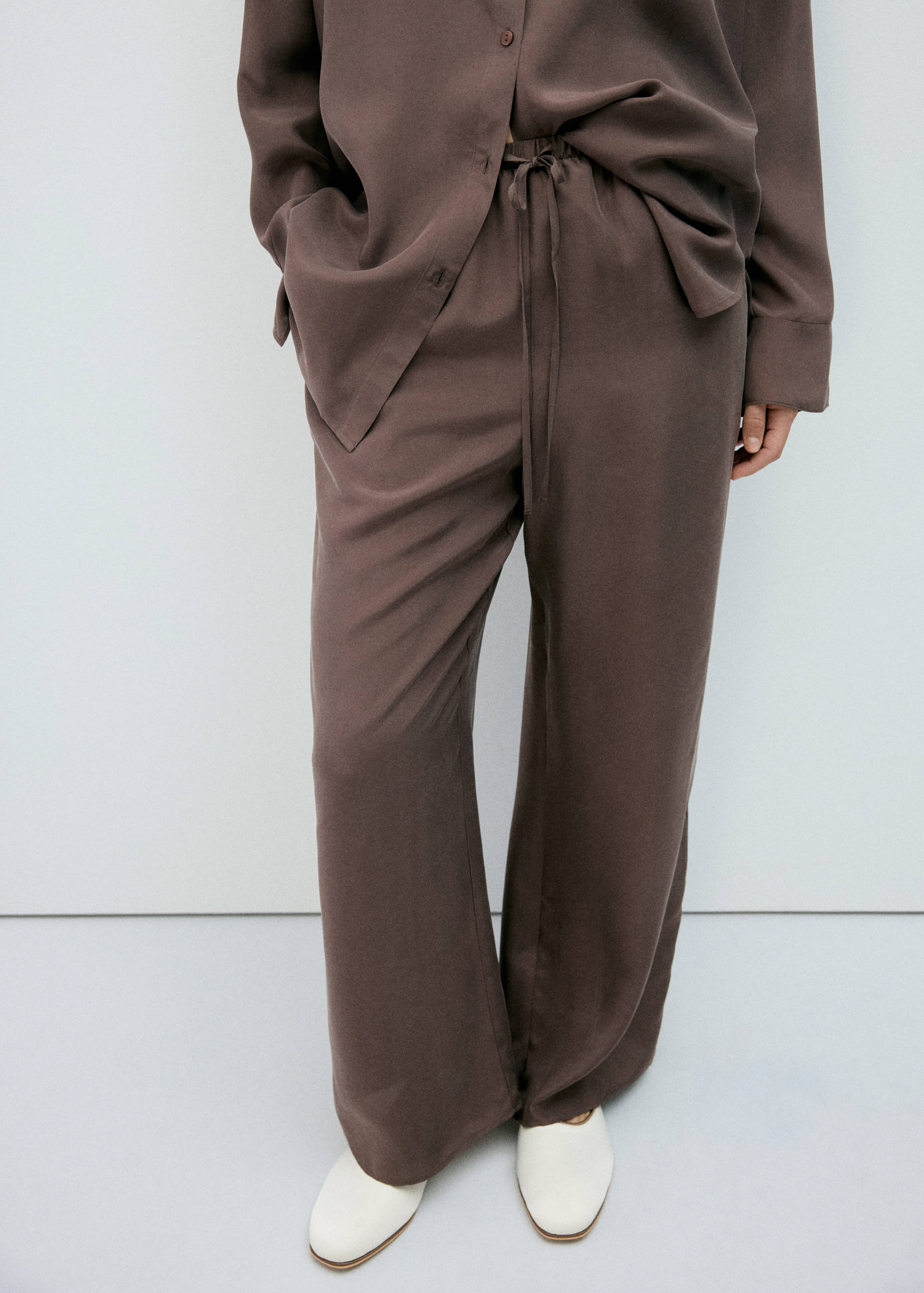 Pyjama pants 100% silk - Medium plane