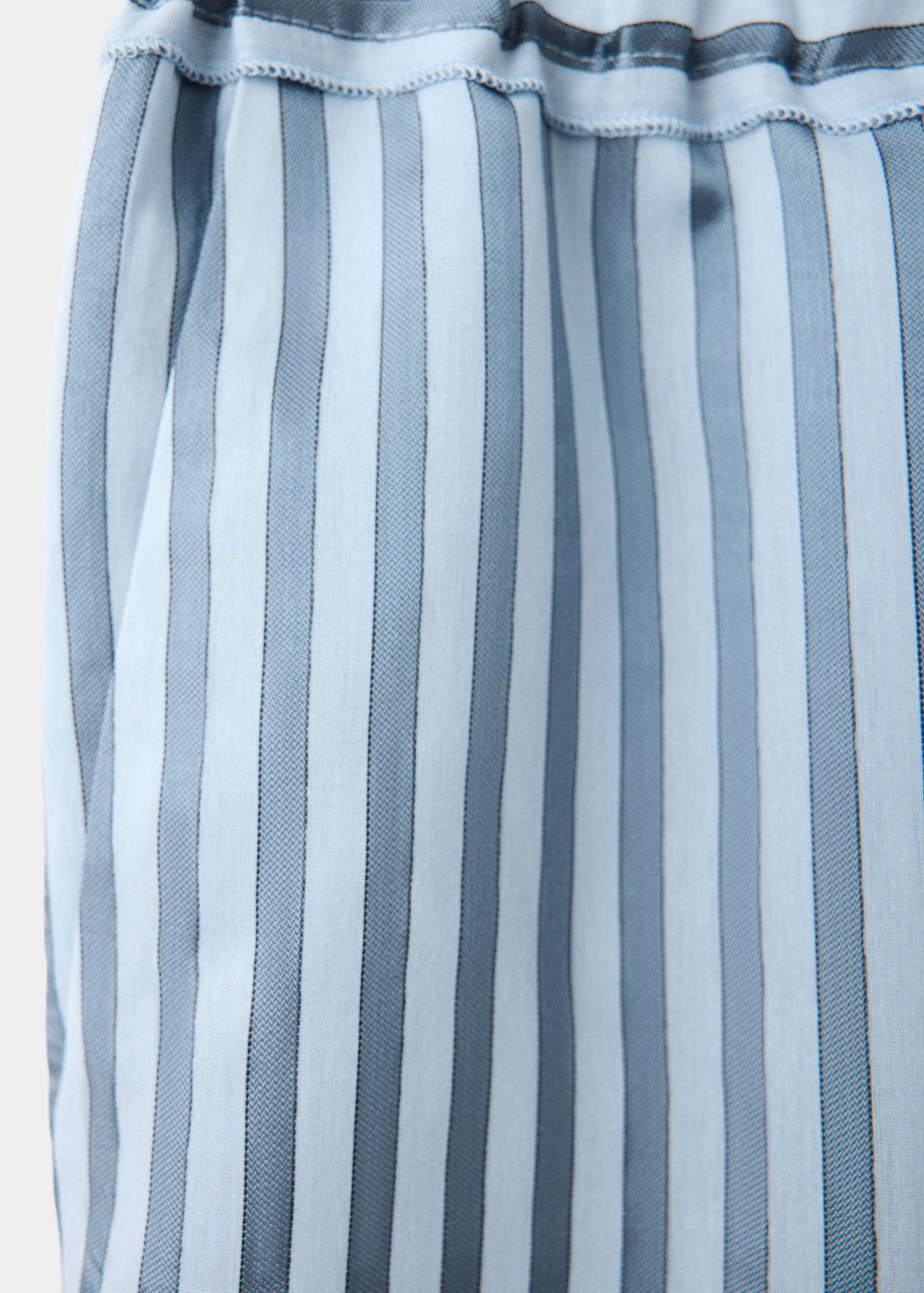 Striped pajama trousers - Details of the article 0