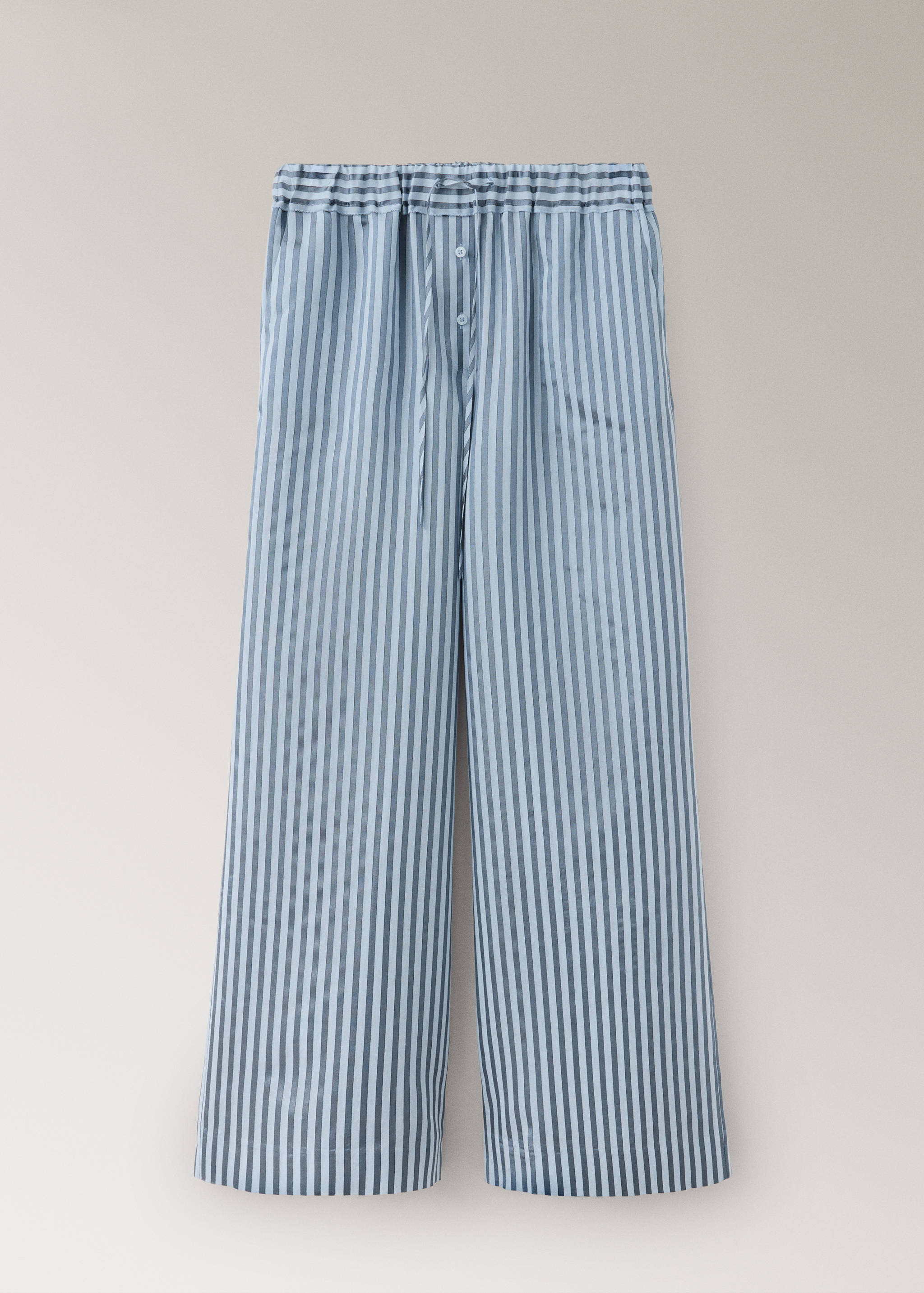 Striped pajama trousers - Article without model