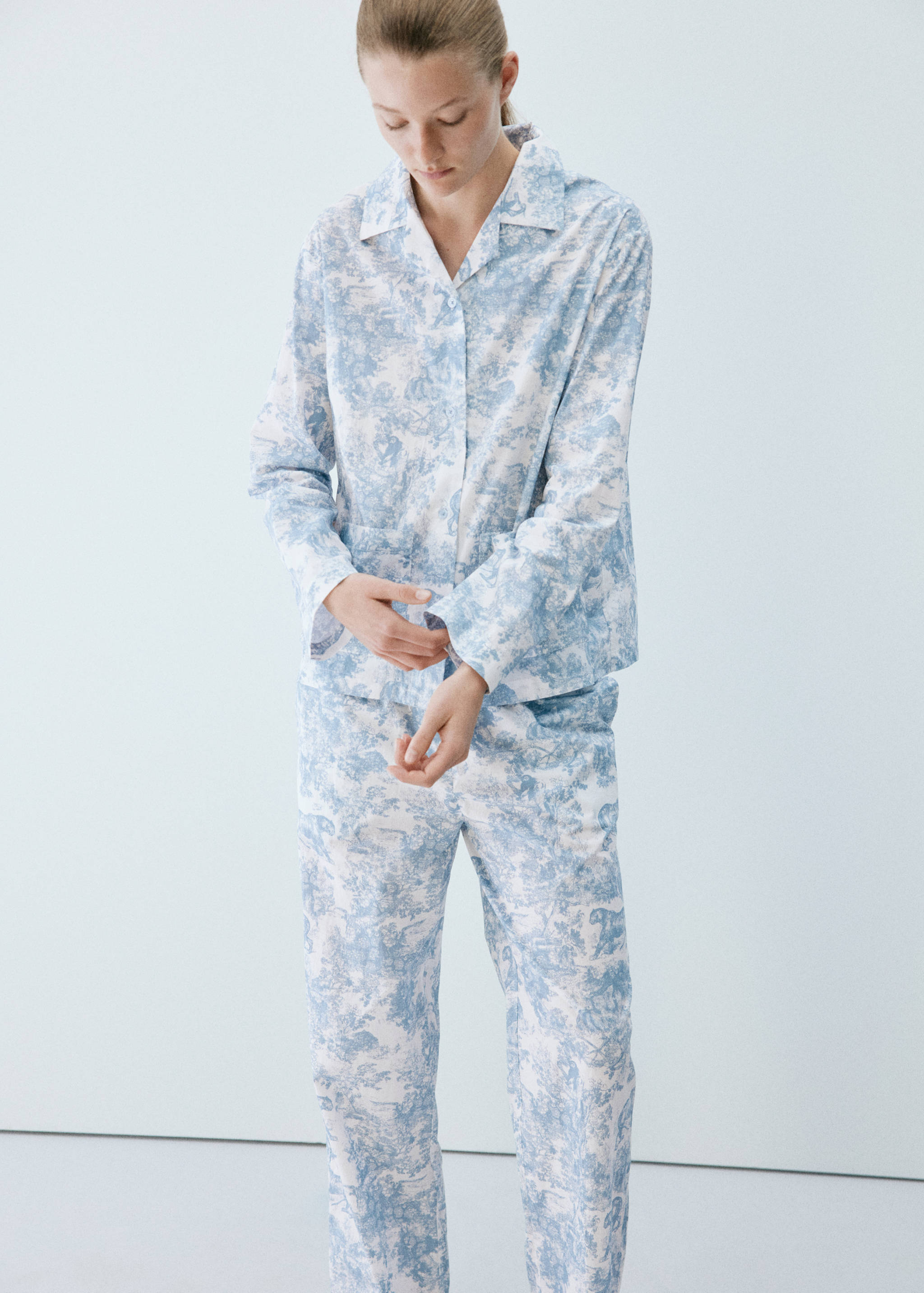 سراويل قطنية مطبوعة - تفاصيل المنتج 1
