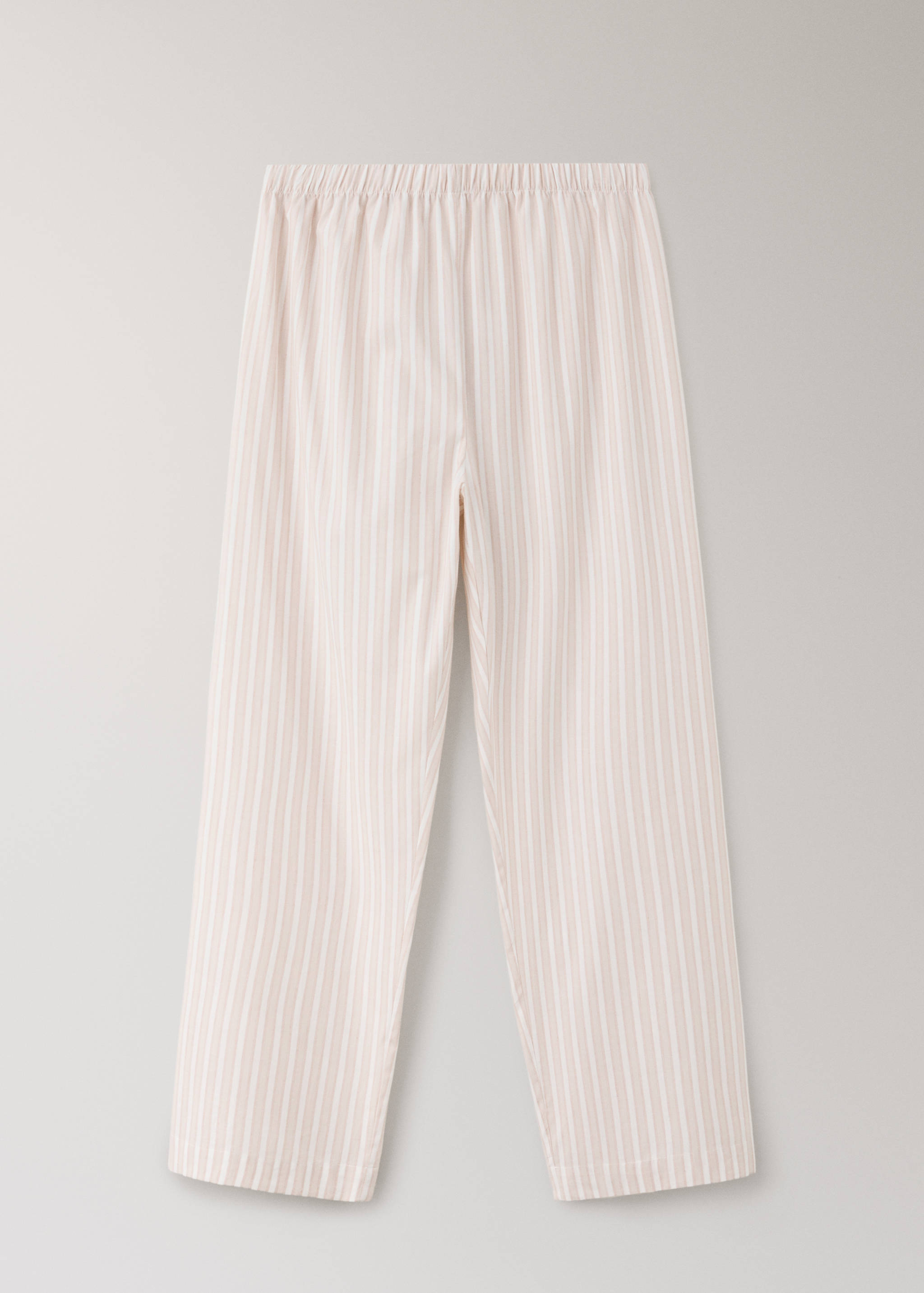 Striped cotton trousers - Article without model