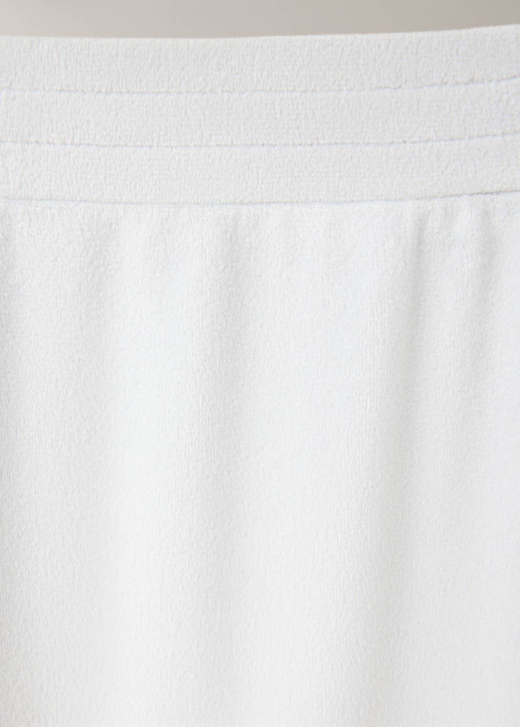 Soft-touch velour trousers — Grey