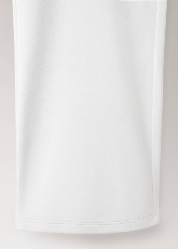Soft-touch velour trousers — Grey