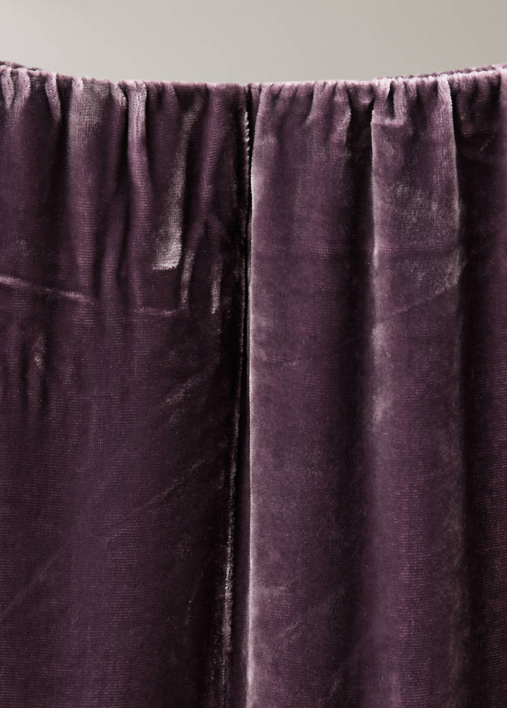 Silk blend pyjama bottoms — Purple