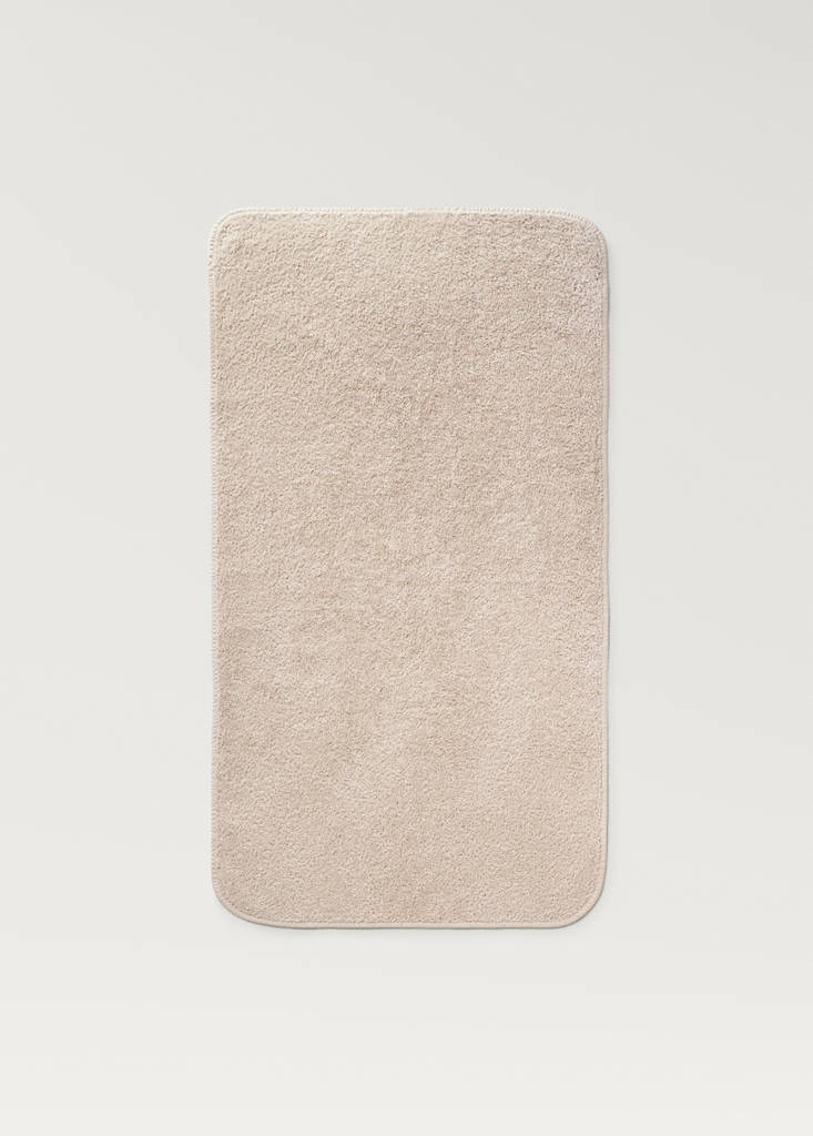 Garment-dyed washcloth — Beige