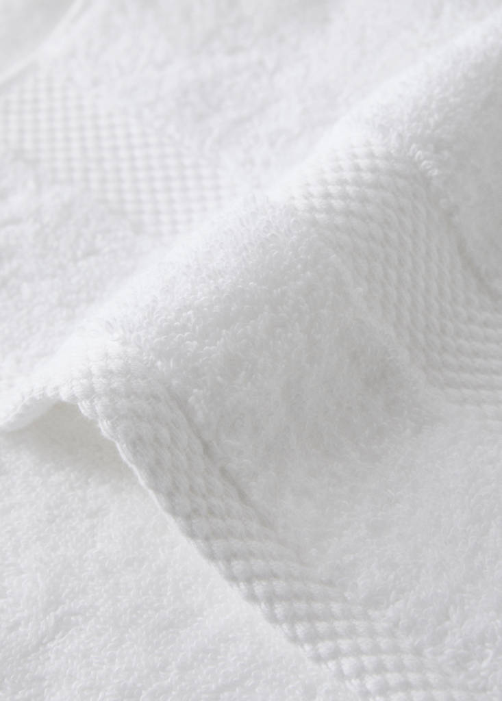Extra-soft cotton face towel — White