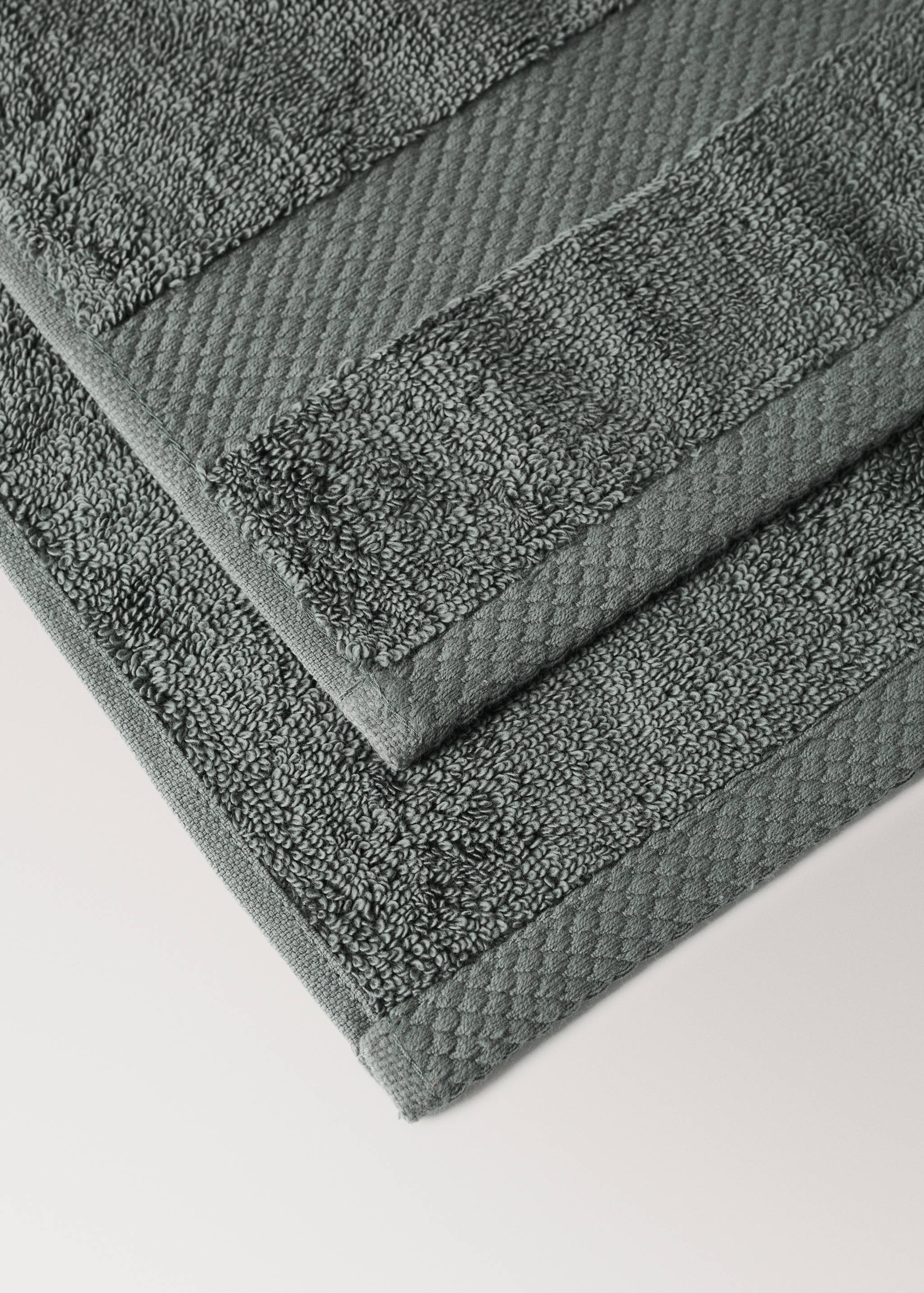 Extra-soft cotton face towel - Details of the article 2