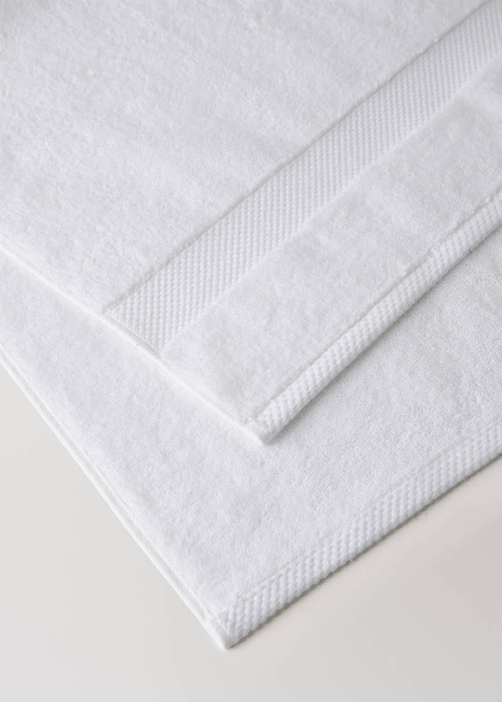 Extra-soft cotton hand towel — White